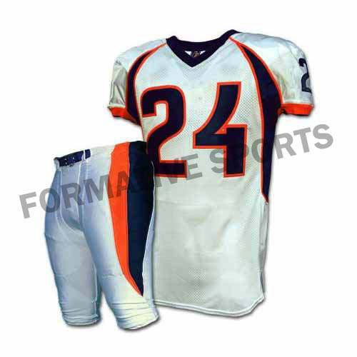 Customised American Football Uniforms Manufacturers USA, UK Australia